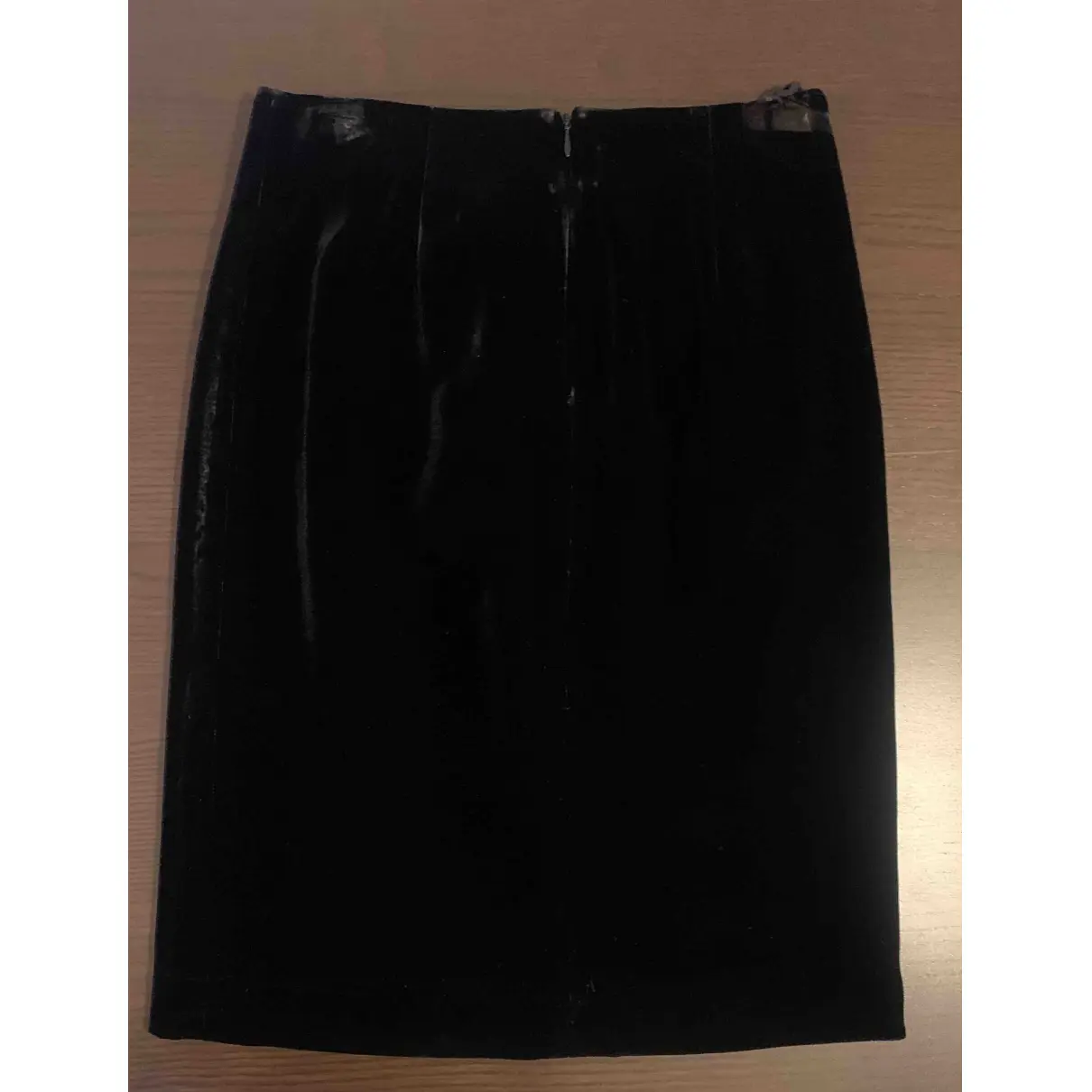 Buy Emporio Armani Velvet mini skirt online