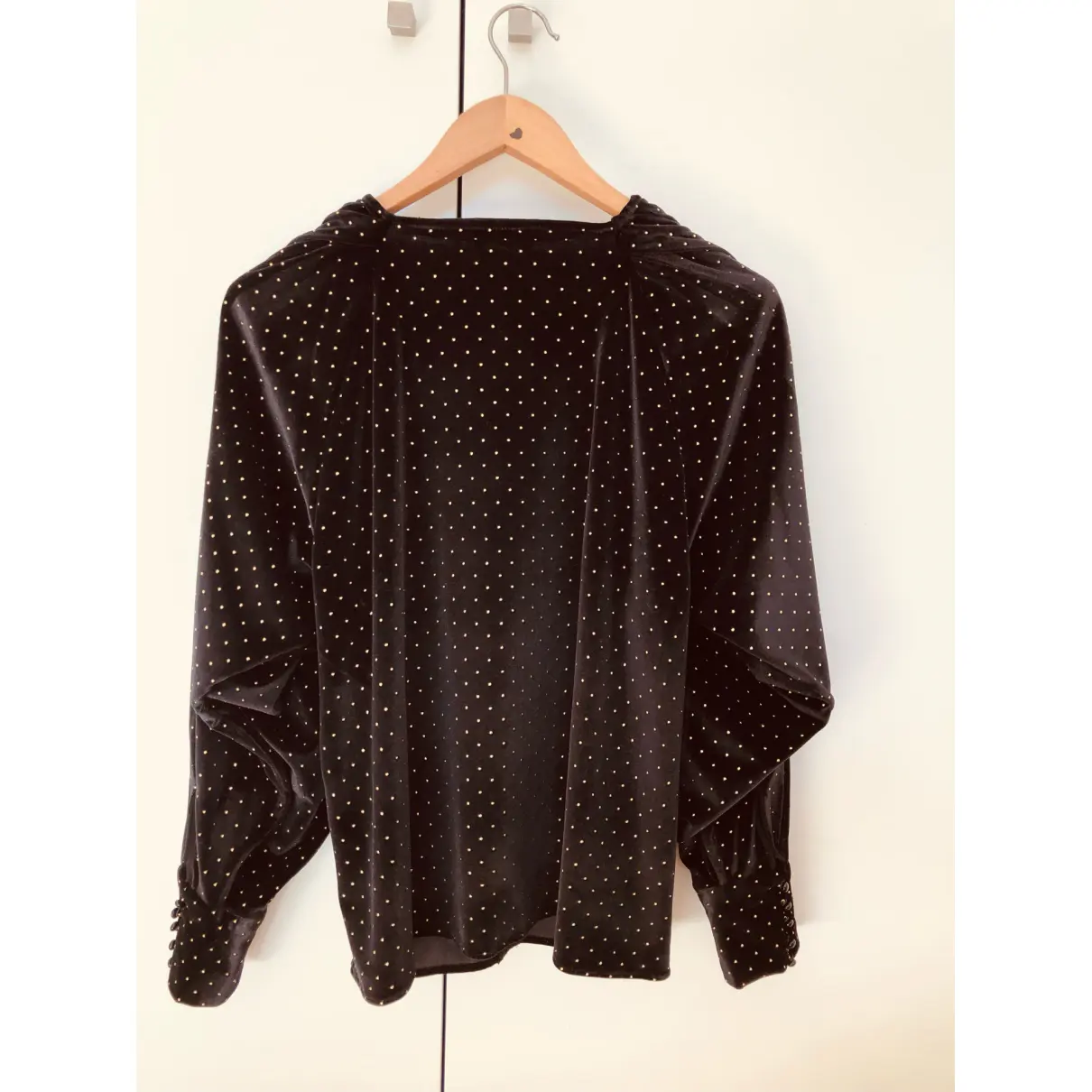Buy Sézane Fall Winter 2020 velvet blouse online