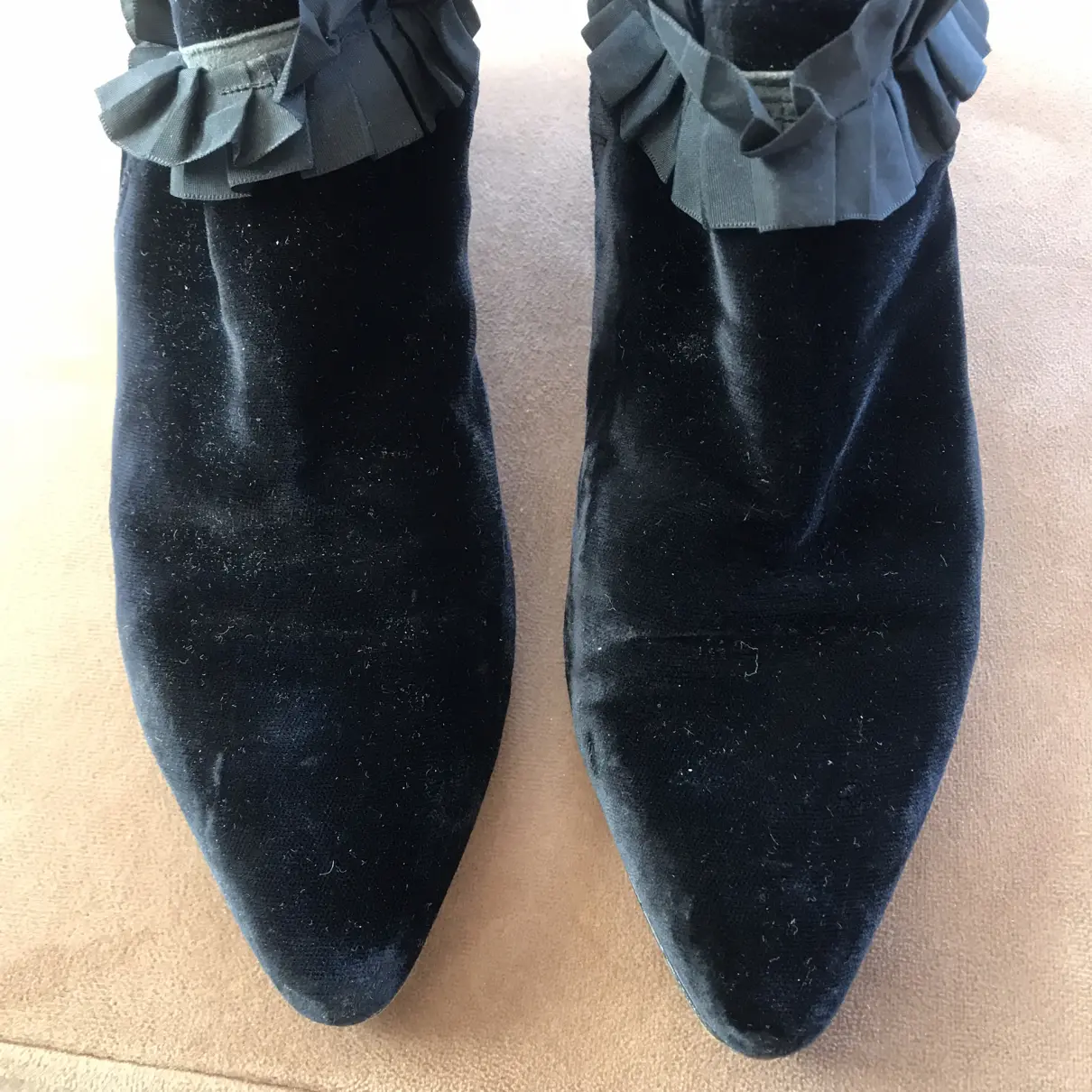 Velvet boots Fendi - Vintage