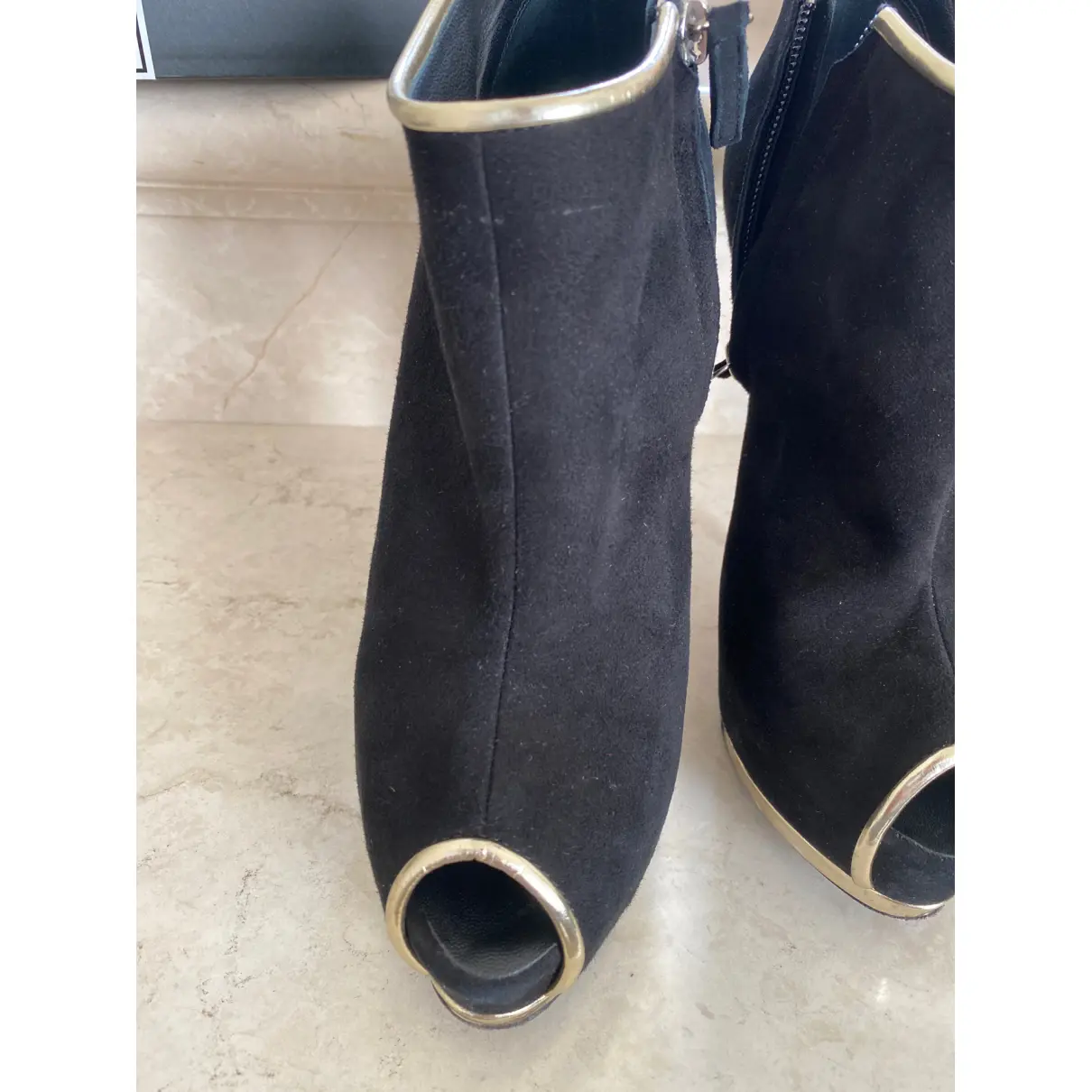 Velvet ankle boots Giuseppe Zanotti
