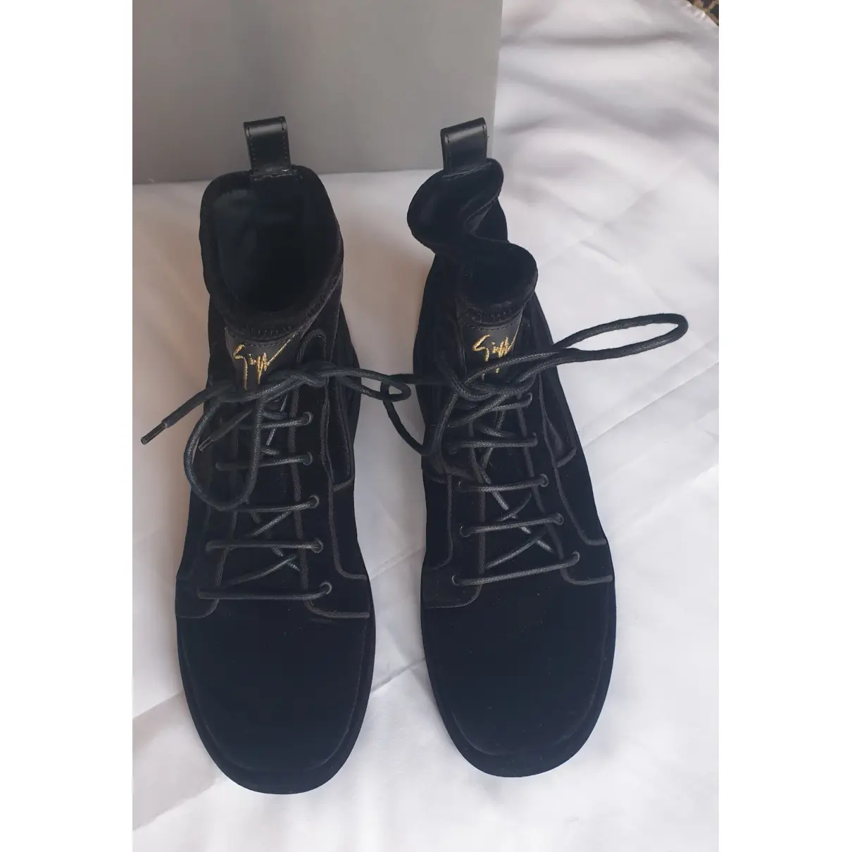 Buy Giuseppe Zanotti Velvet boots online