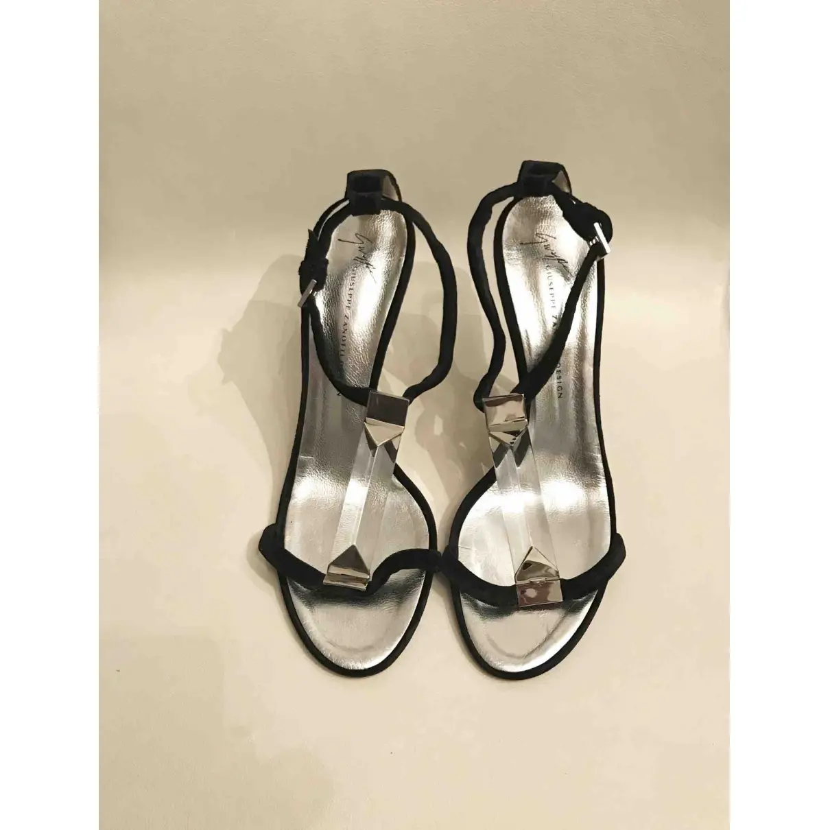 Buy Giuseppe Zanotti Velvet sandals online