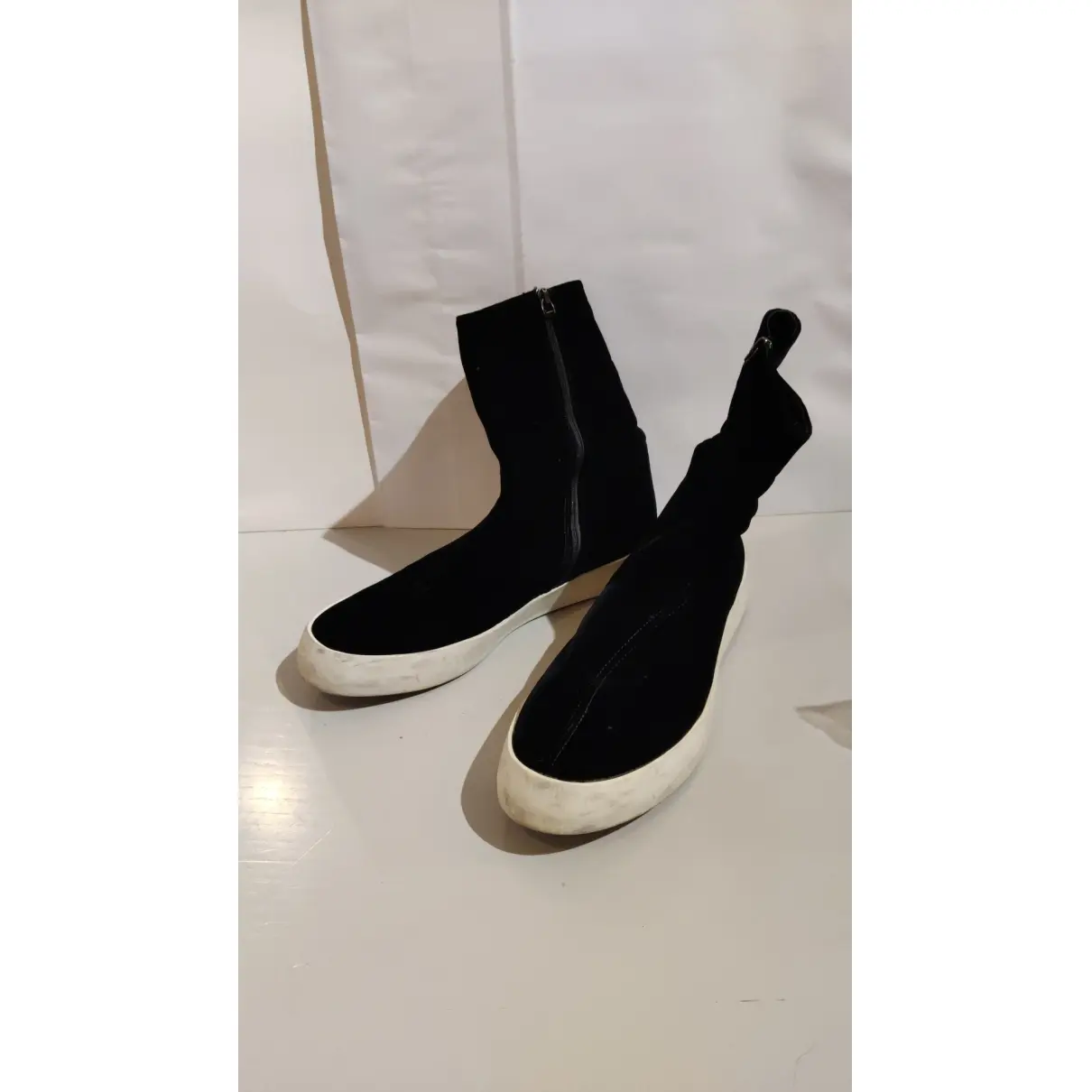 Buy Jil Sander Velvet boots online