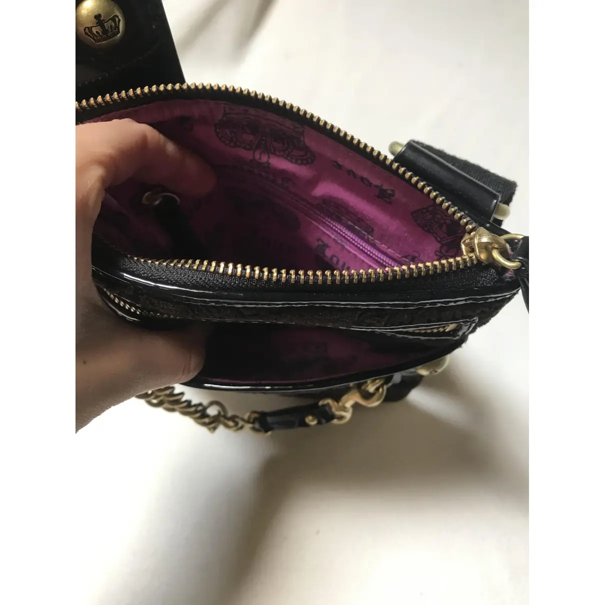 Velvet crossbody bag Juicy Couture