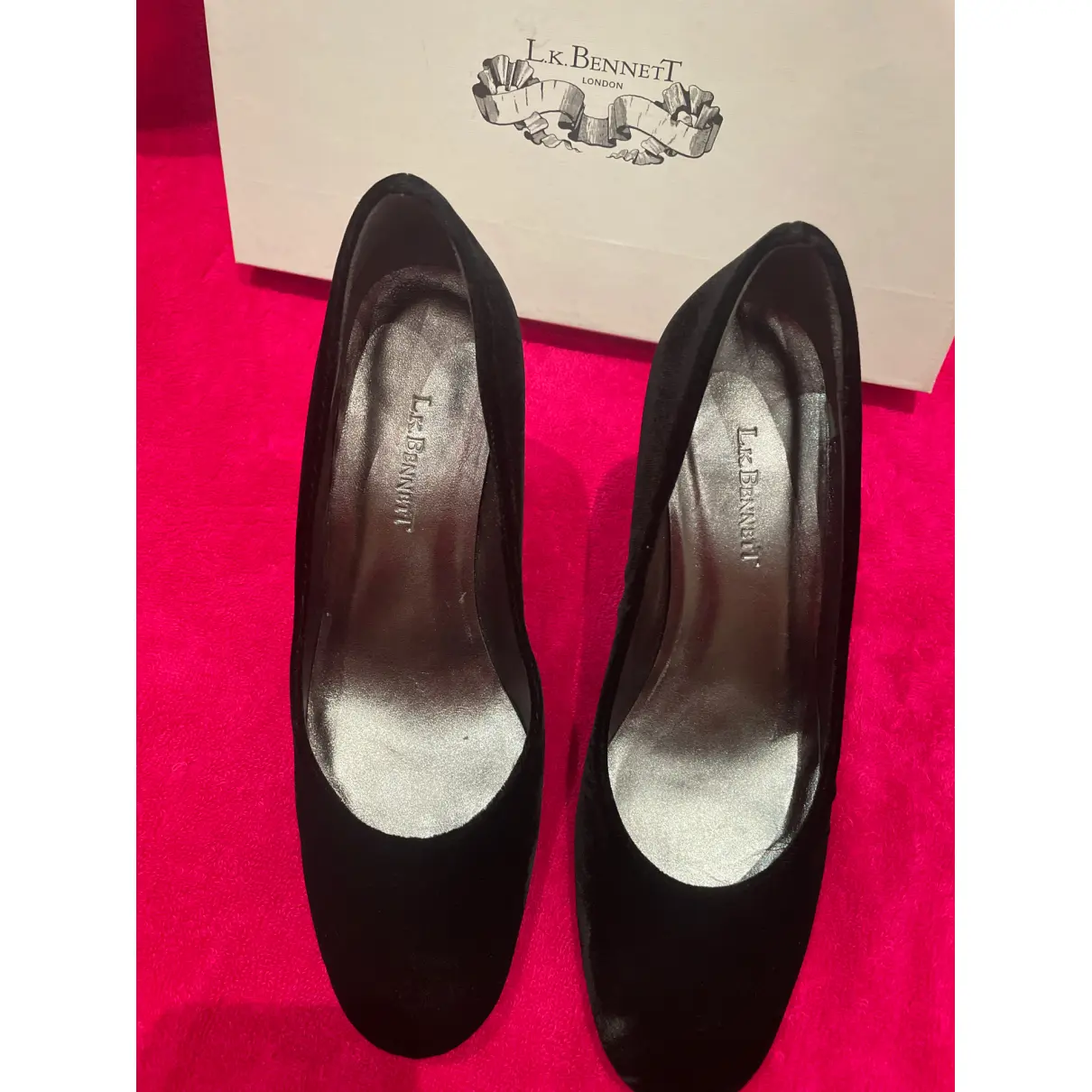 Buy Lk Bennett Velvet heels online