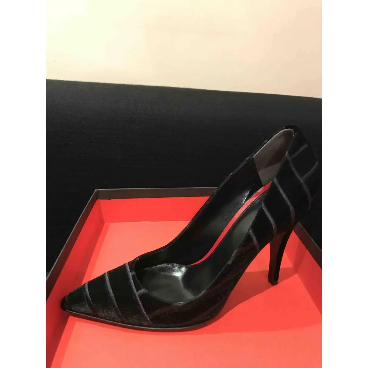 MAISON ERNEST Velvet heels for sale