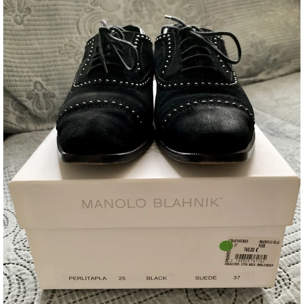 Luxury Manolo Blahnik Lace ups Women