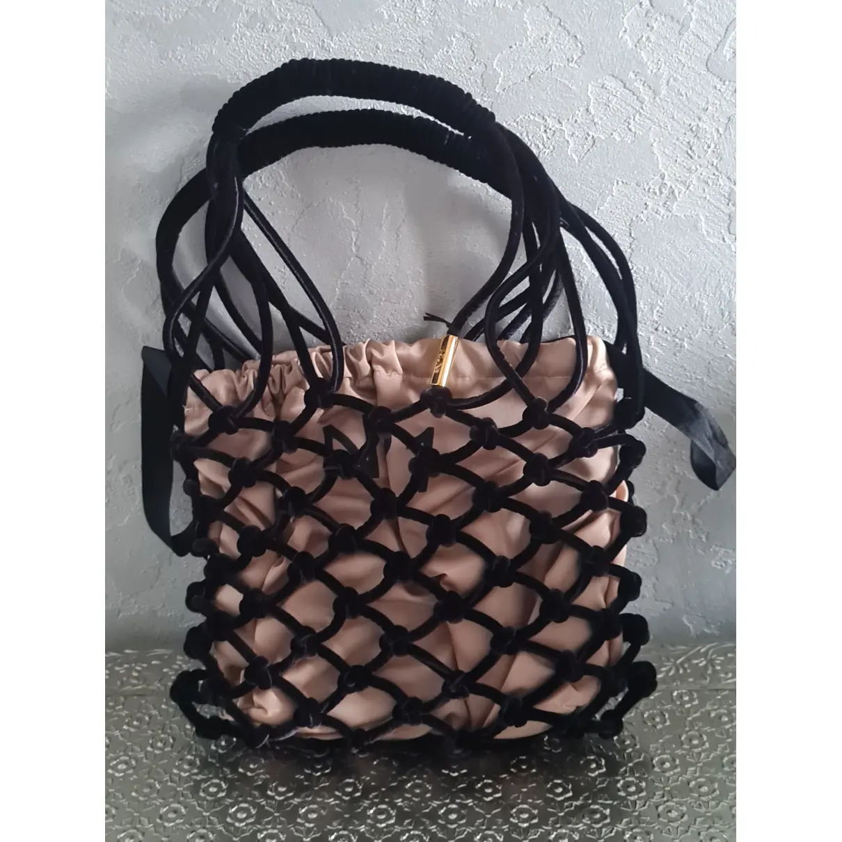 Velvet handbag N°21