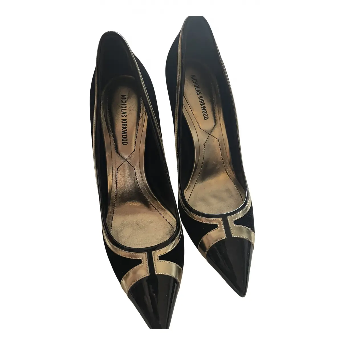 Velvet heels Nicholas Kirkwood