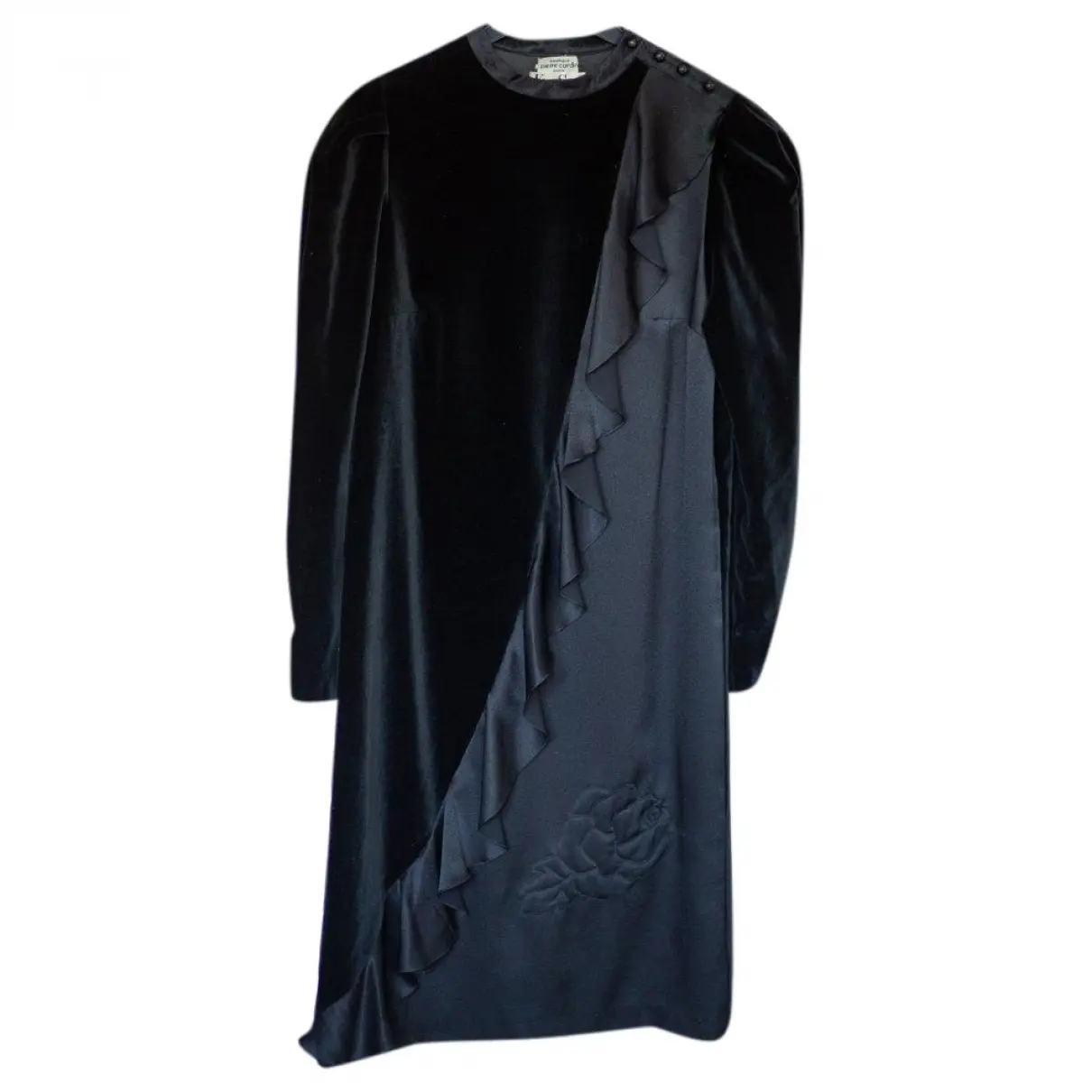 Velvet mid-length dress Pierre Cardin - Vintage
