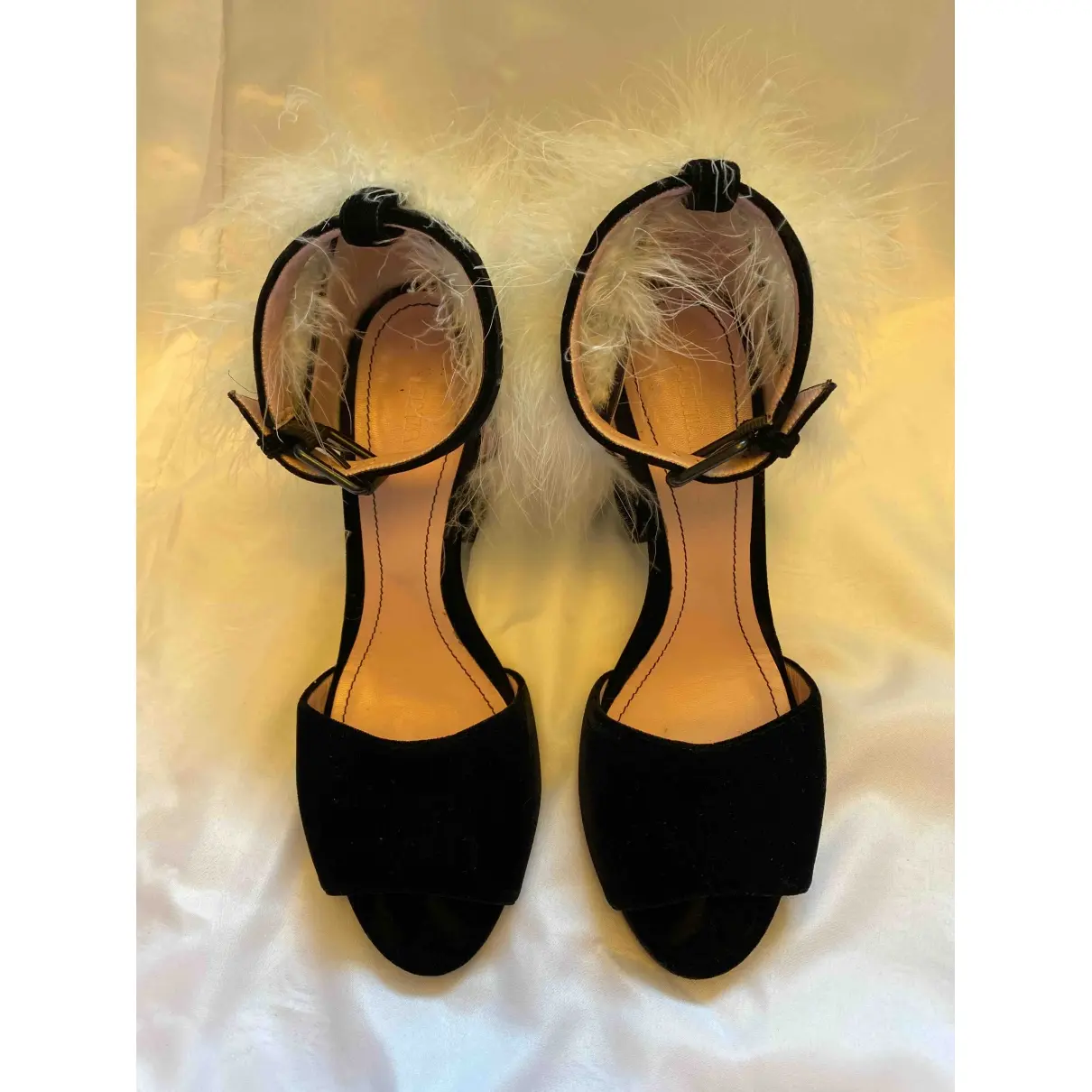 Sonia Rykiel Velvet sandals for sale - Vintage