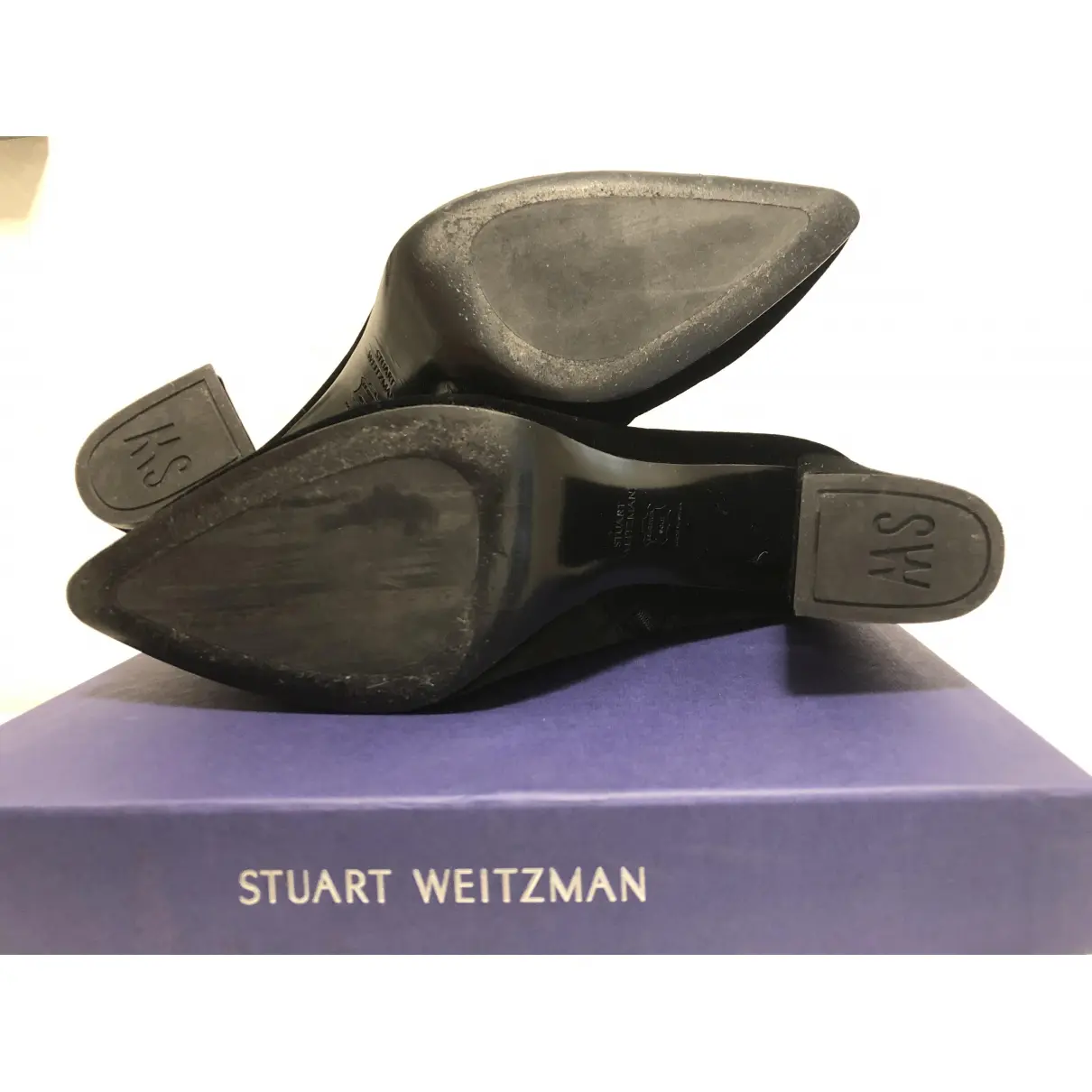 Velvet ankle boots Stuart Weitzman