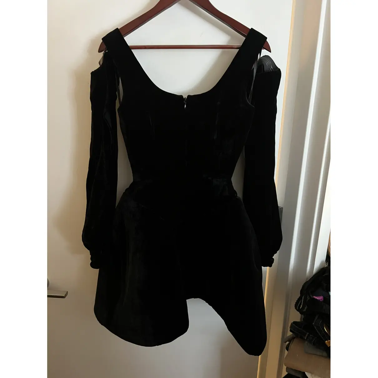 Buy Vera Wang Velvet mini dress online