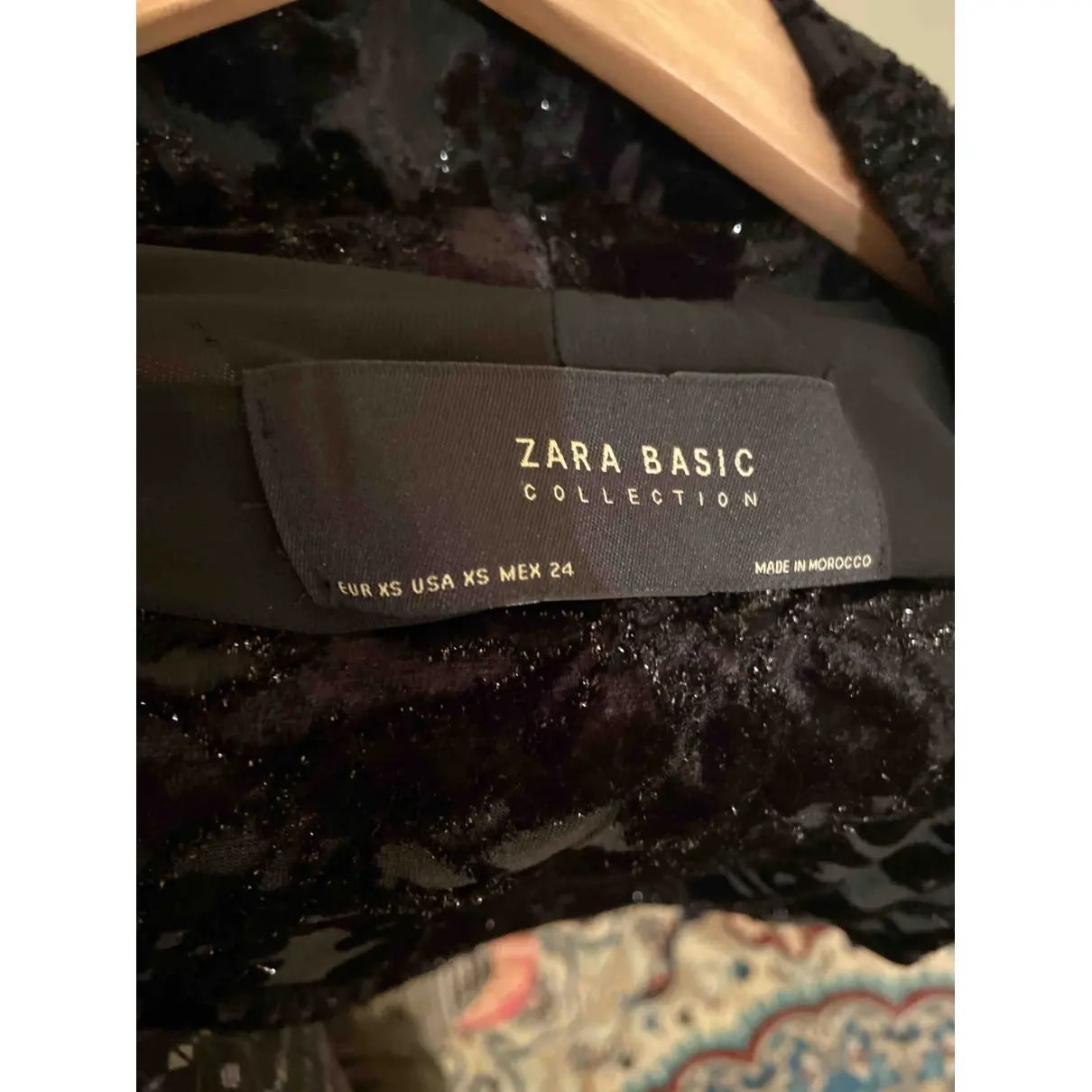 Buy Zara Velvet suit jacket online