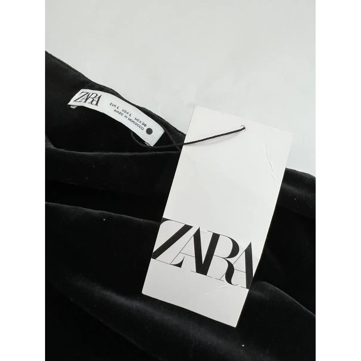 Velvet trousers Zara