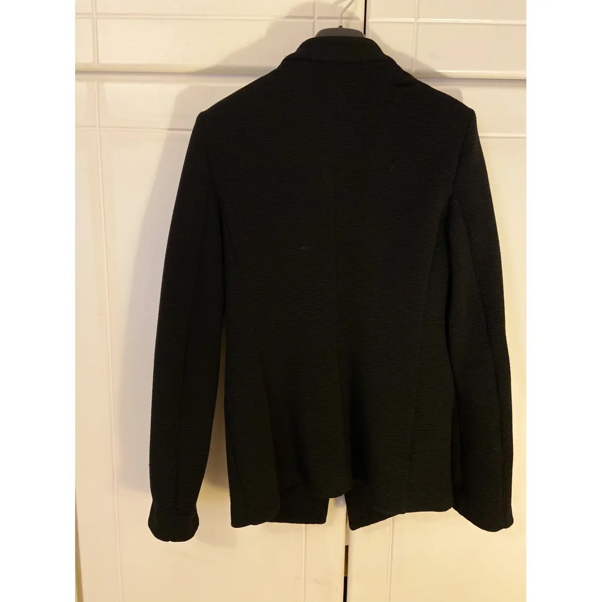 Buy Emporio Armani Black Viscose Jacket online