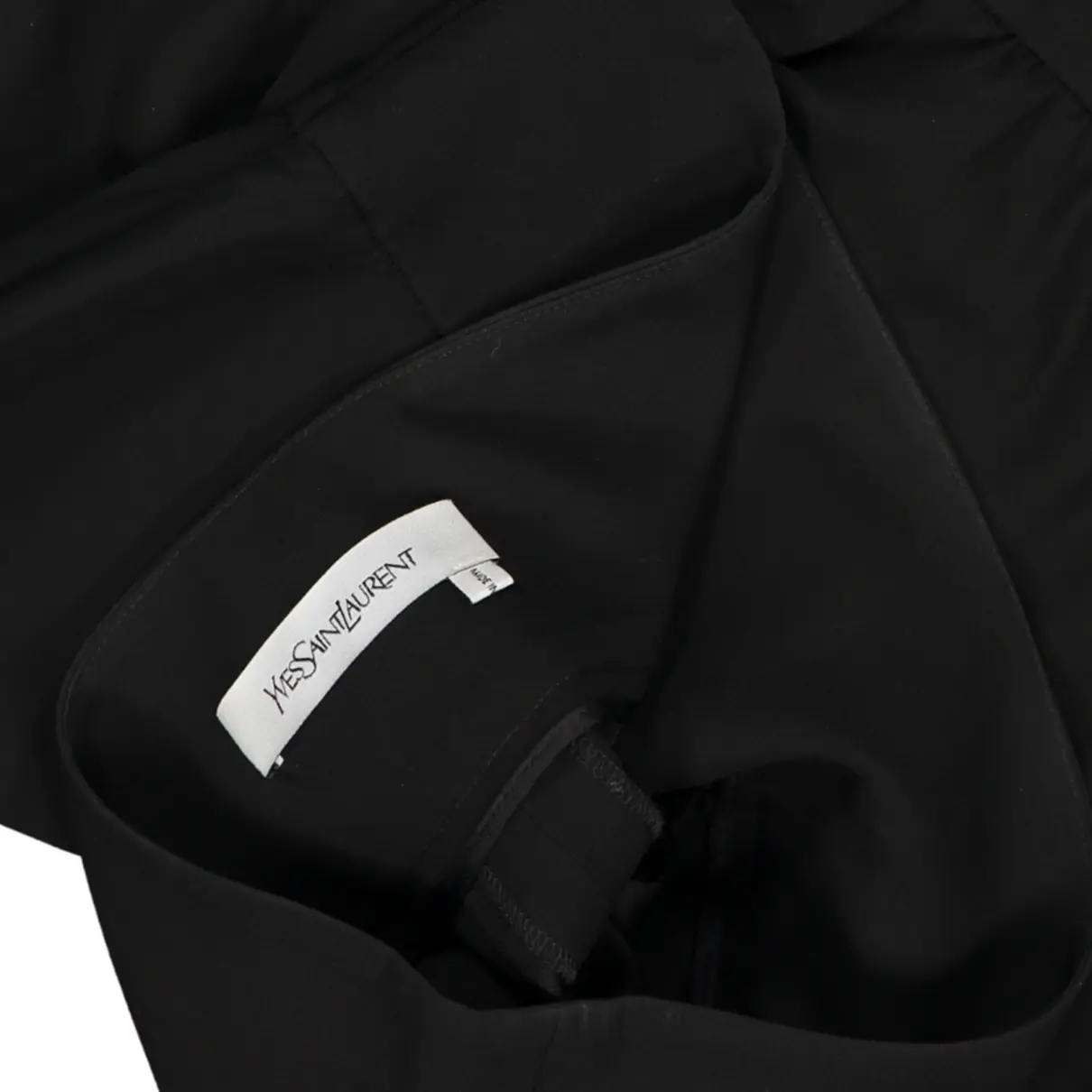Buy Yves Saint Laurent Black Viscose Shorts online