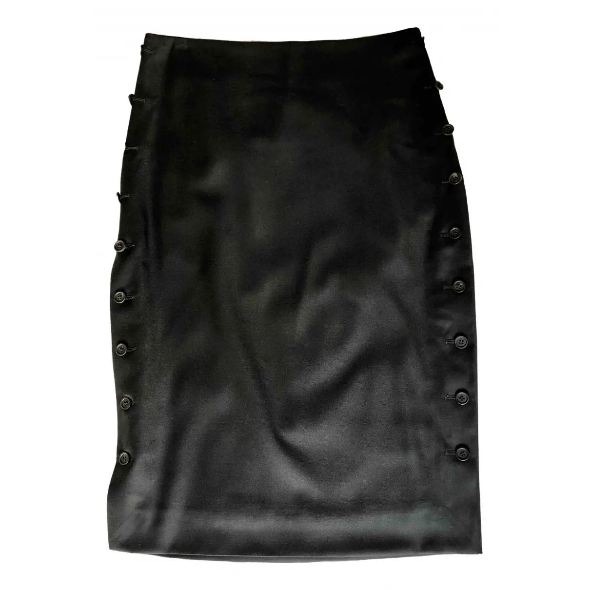 Wool mid-length skirt Alexander McQueen - Vintage