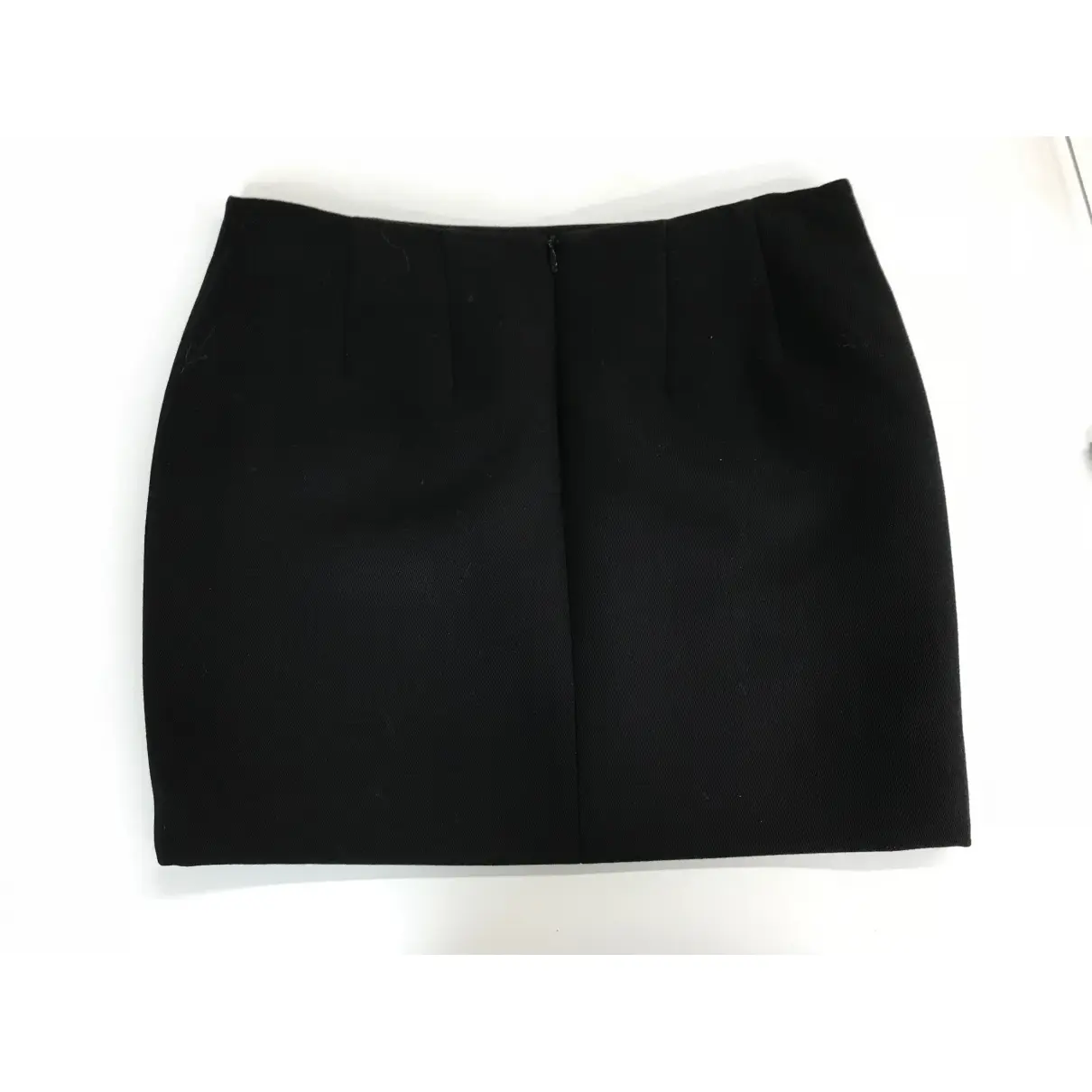 Buy Anthony Vaccarello Wool mini skirt online