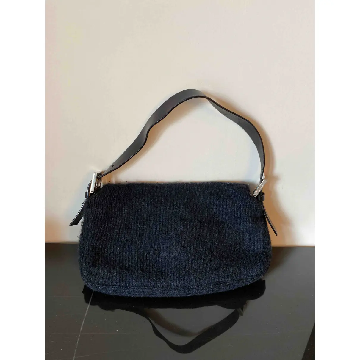 Buy Fendi Baguette wool clutch bag online - Vintage