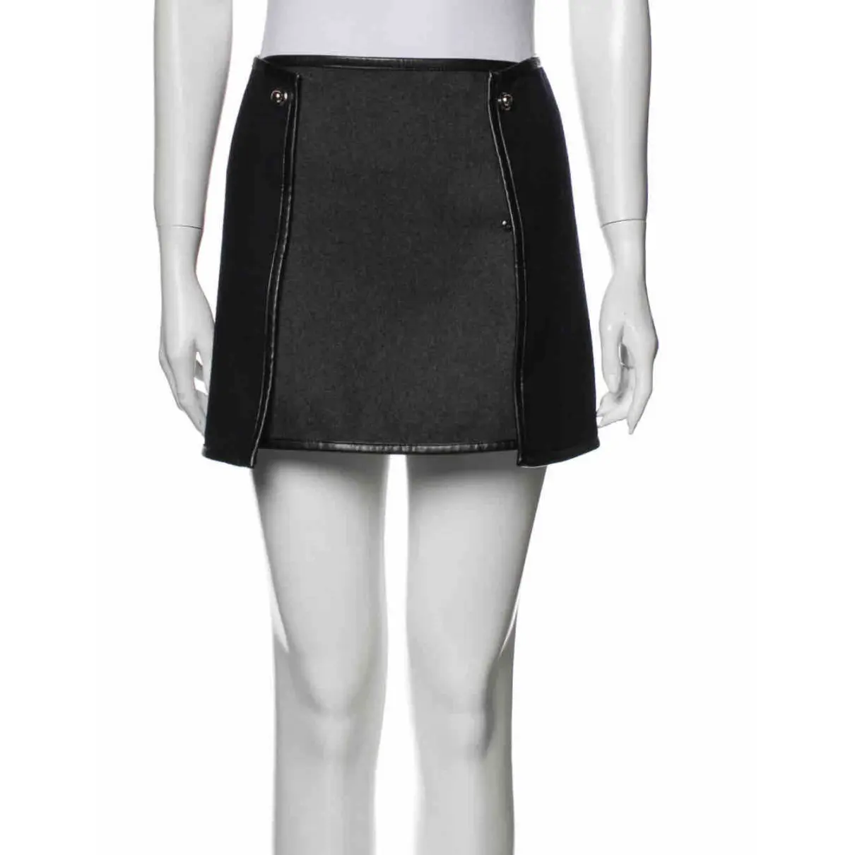 Buy Balenciaga Wool mini skirt online