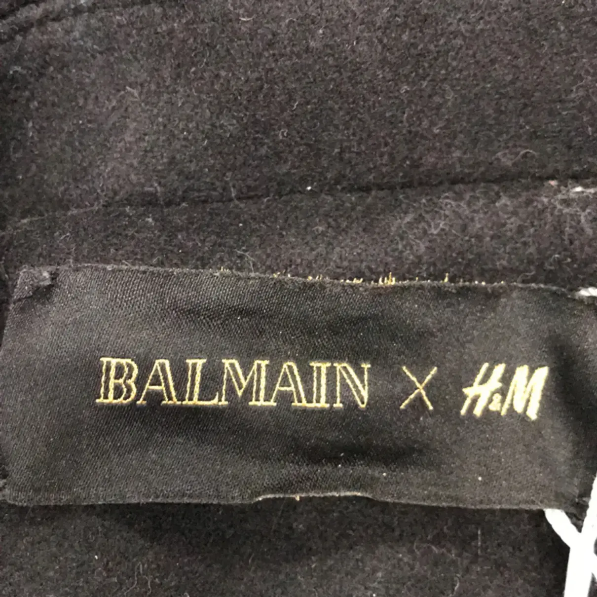 Wool short vest Balmain For H&M