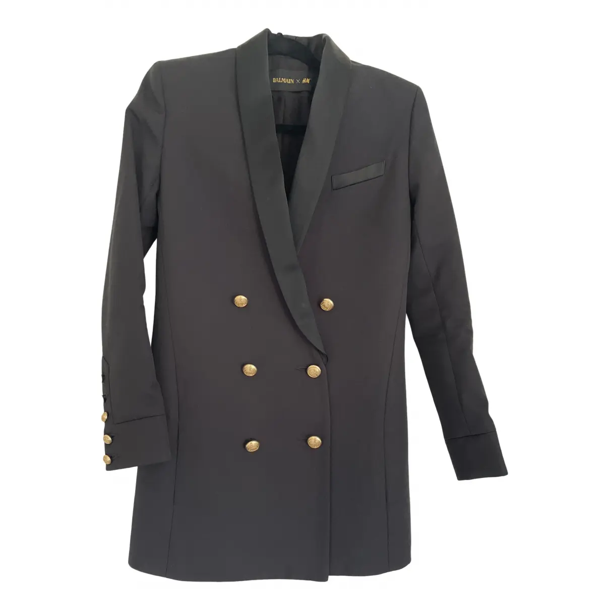 Wool suit jacket Balmain For H&M