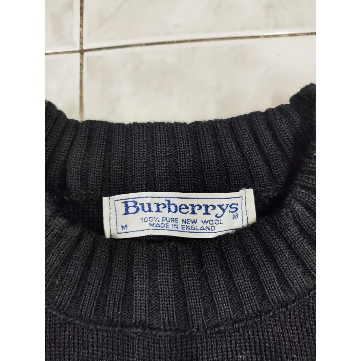 Wool sweatshirt Burberry - Vintage