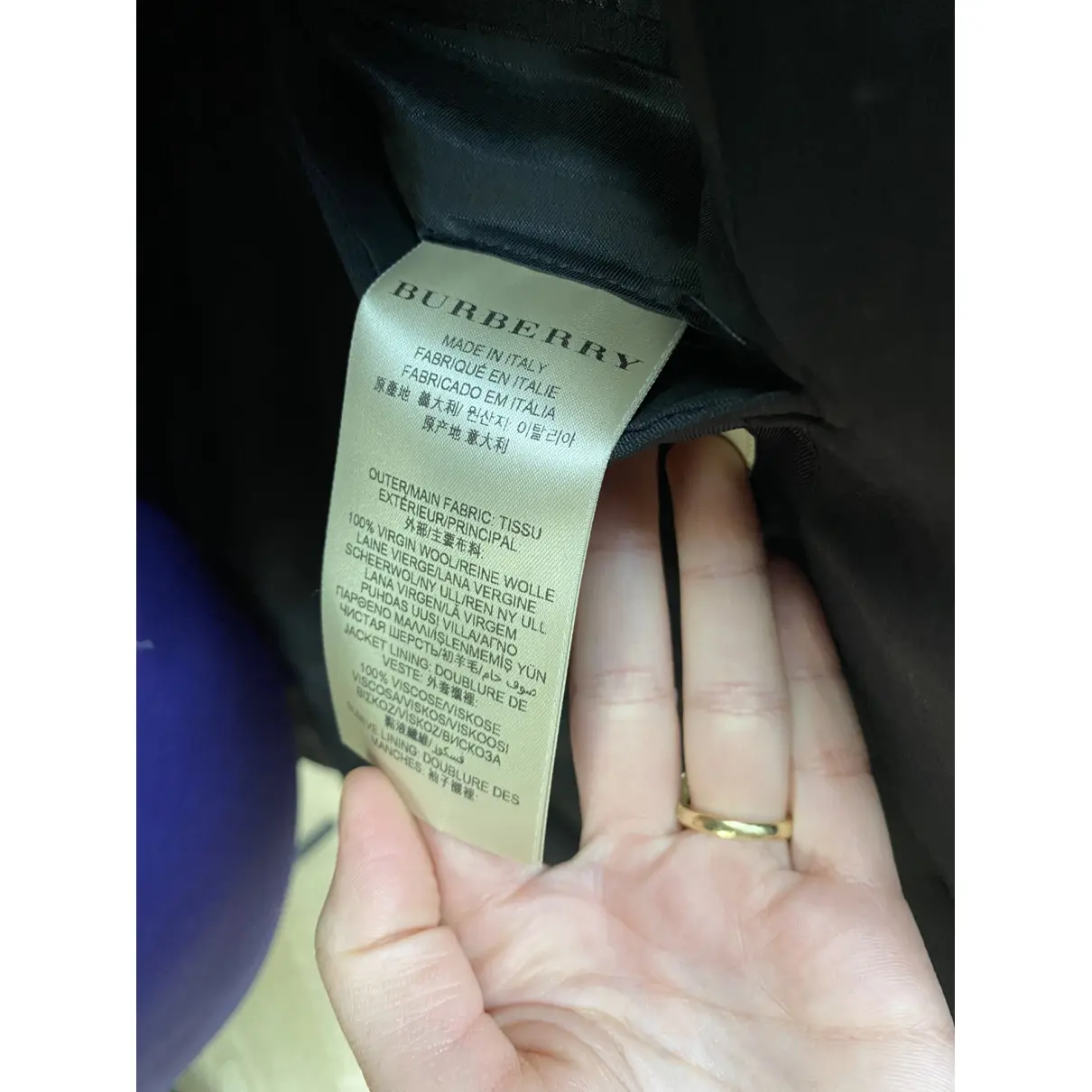 Wool suit Burberry