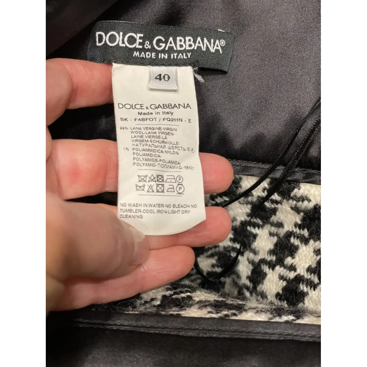 Buy Dolce & Gabbana Wool maxi skirt online