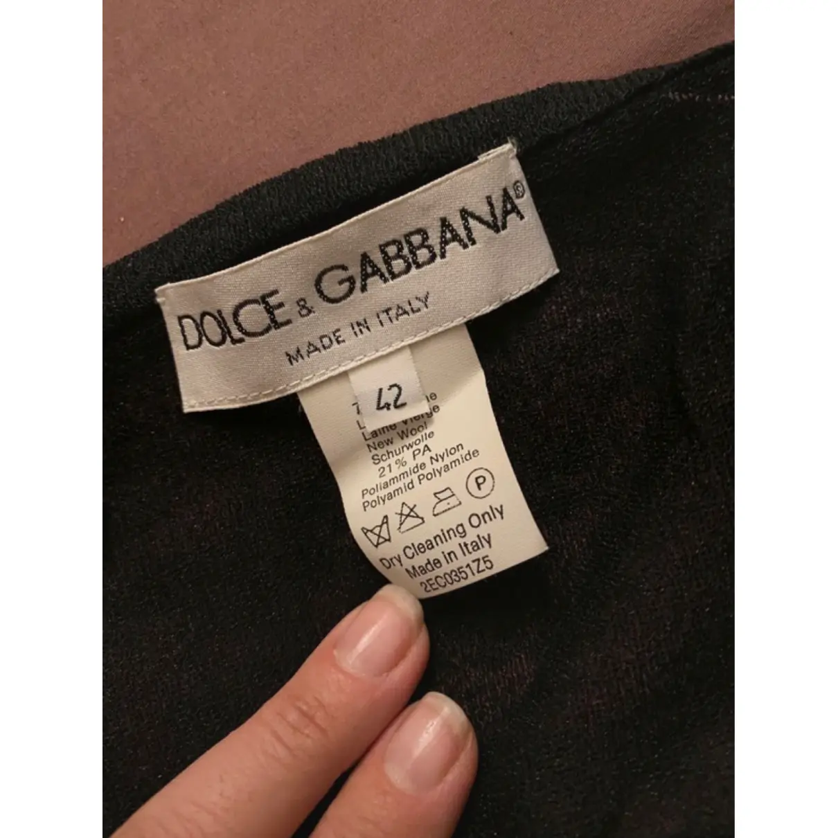 Wool top Dolce & Gabbana - Vintage