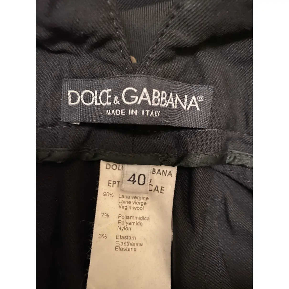 Luxury Dolce & Gabbana Trousers Women - Vintage