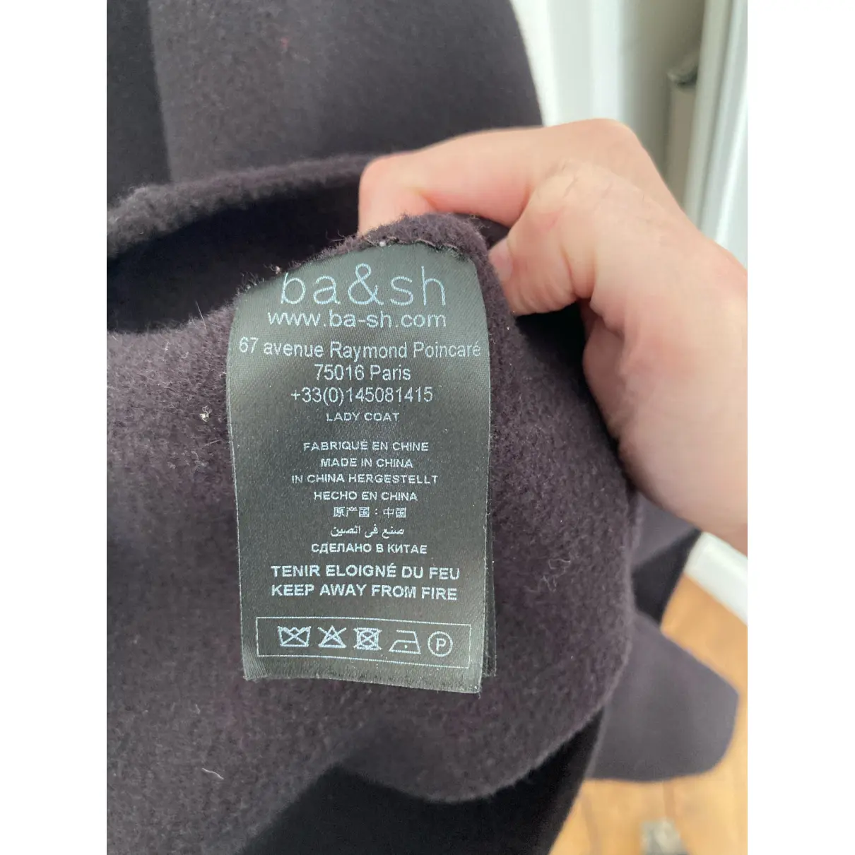 Buy Ba&sh Fall Winter 2019 wool coat online