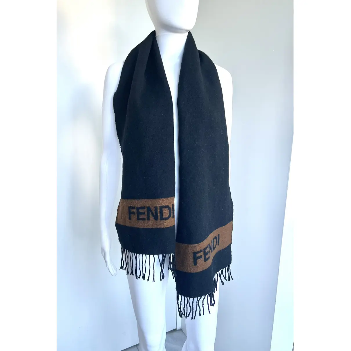 Buy Fendi Wool scarf online - Vintage