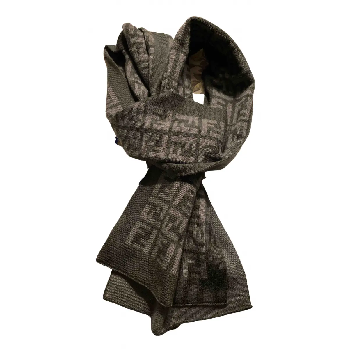 Wool scarf & pocket square Fendi