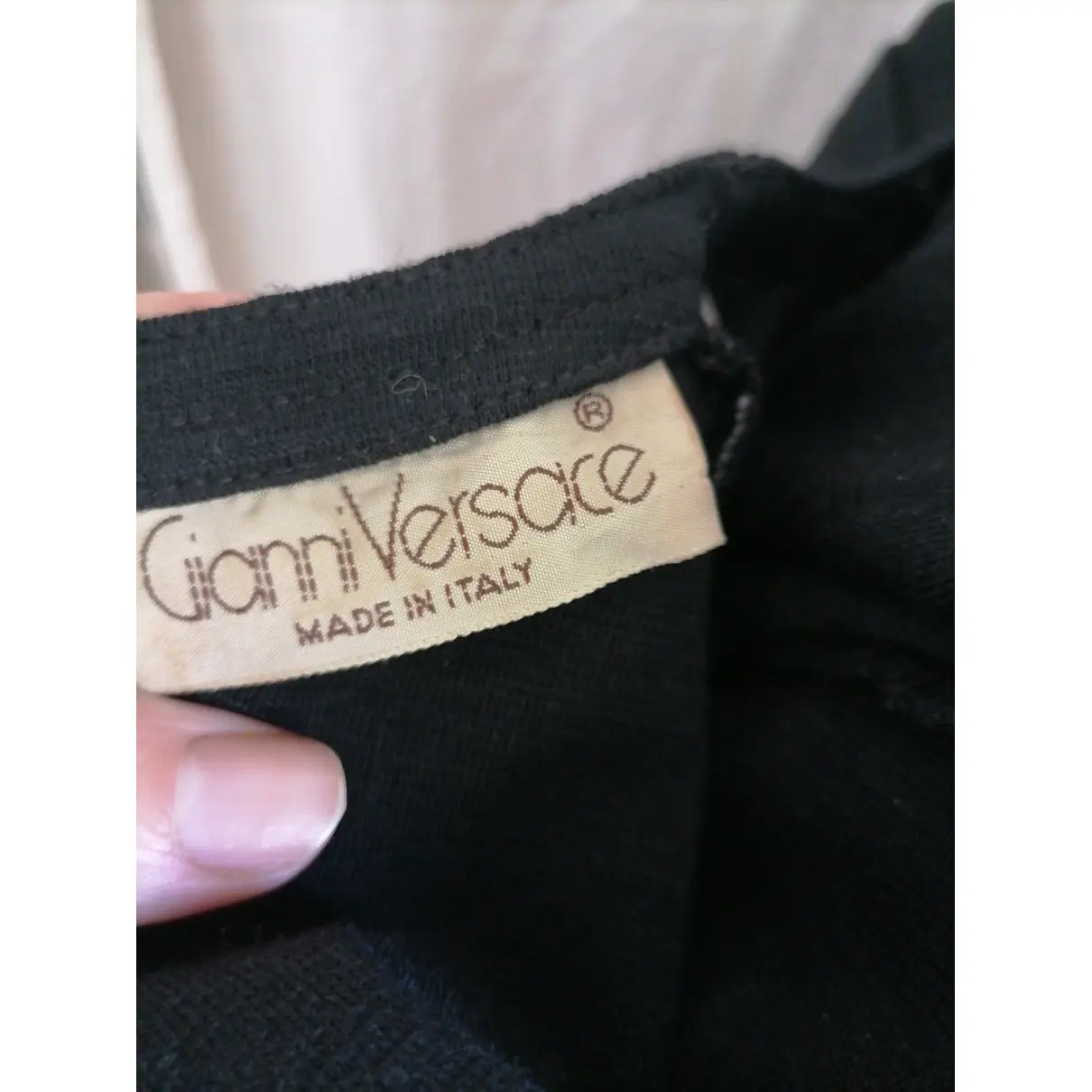 Wool mid-length dress Gianni Versace