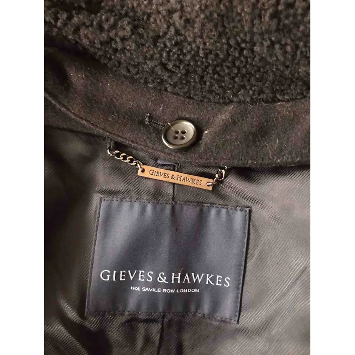 Wool coat Gieves & Hawkes