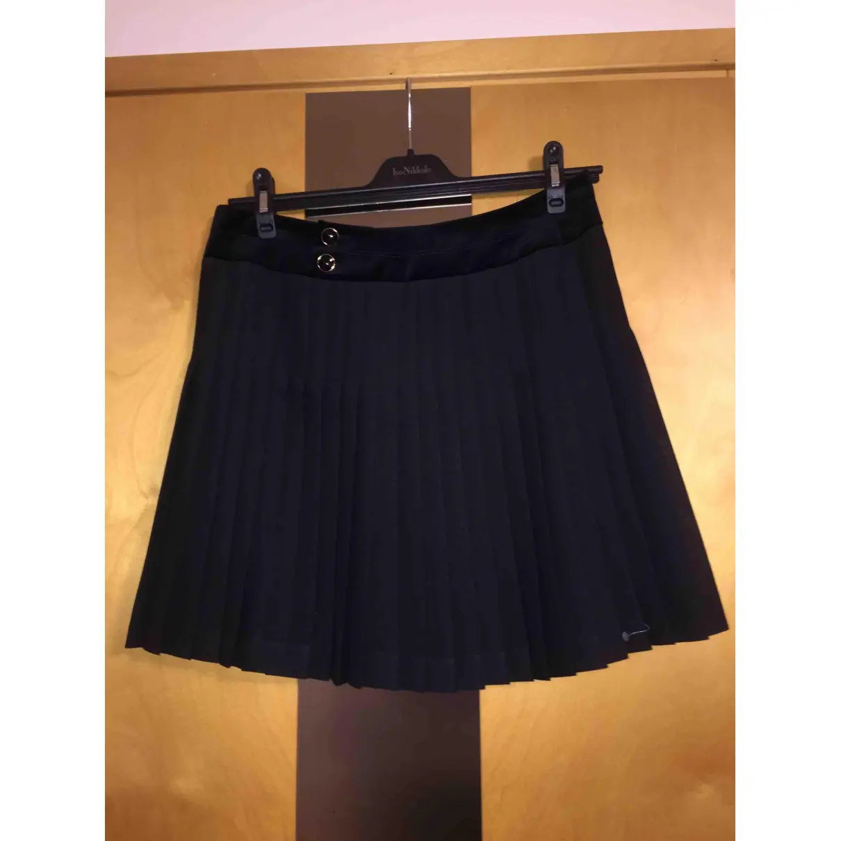 Buy Hugo Boss Wool mini skirt online