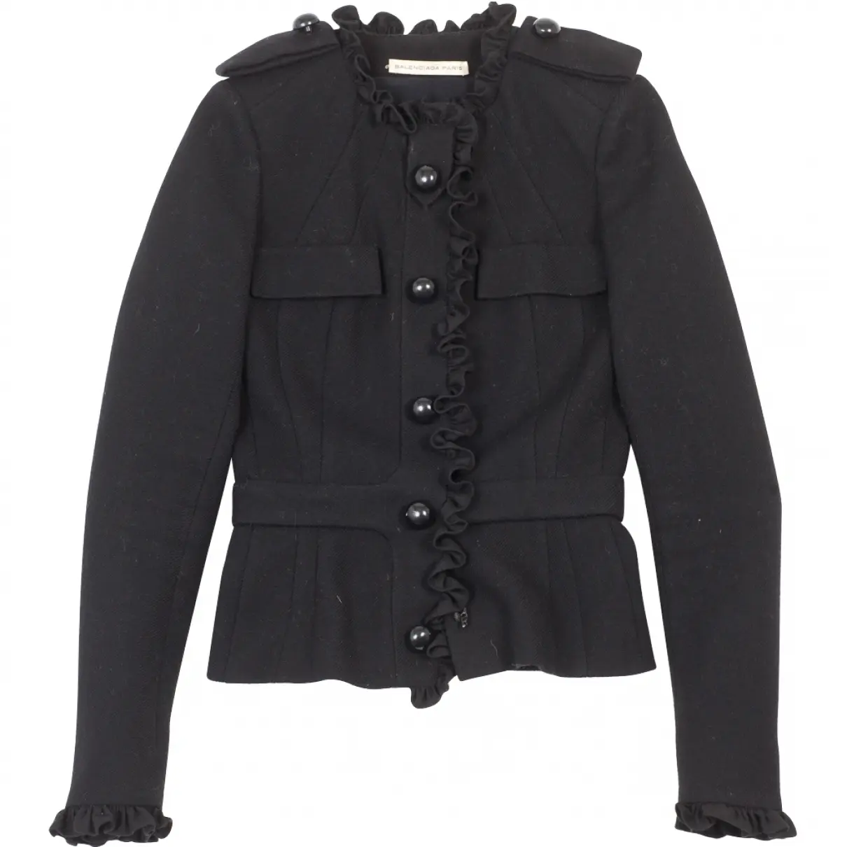 Black Wool Jacket Balenciaga