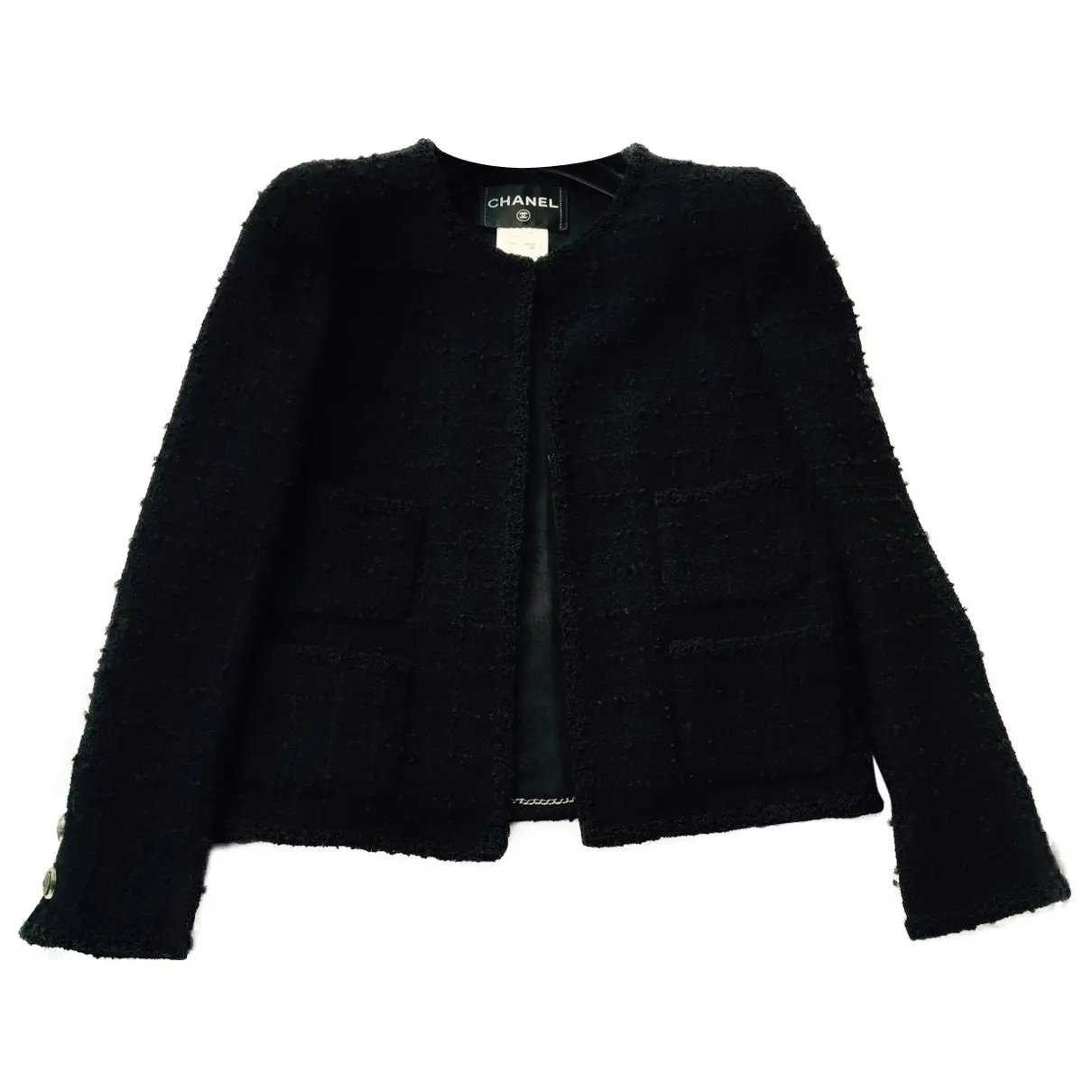 Black Wool Jacket Chanel