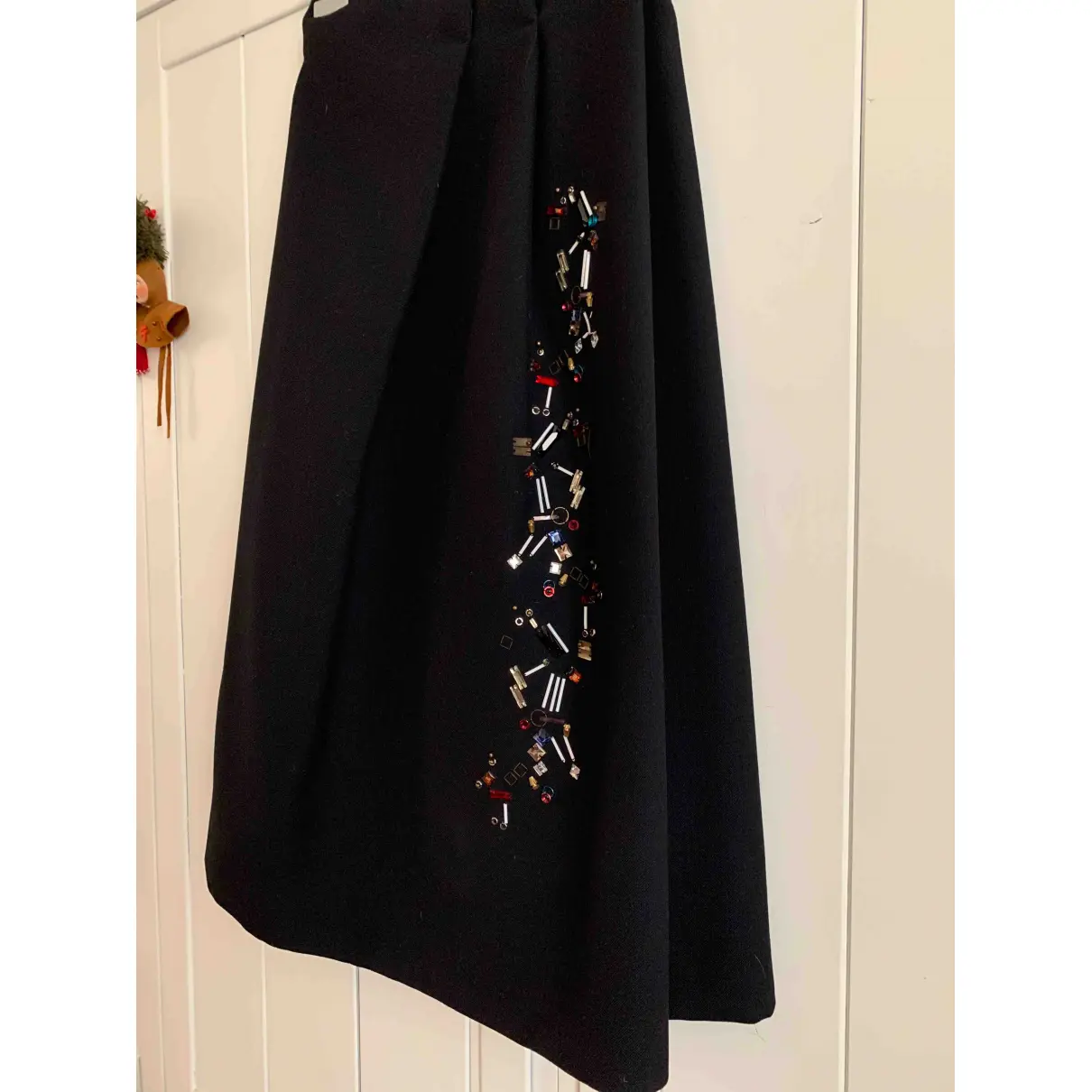 Wool mid-length skirt Jil Sander