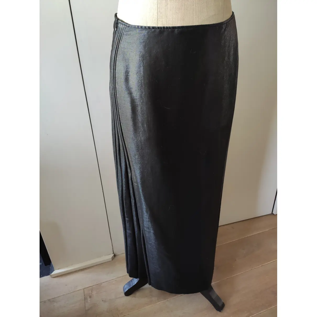 Buy Jil Sander Wool maxi skirt online