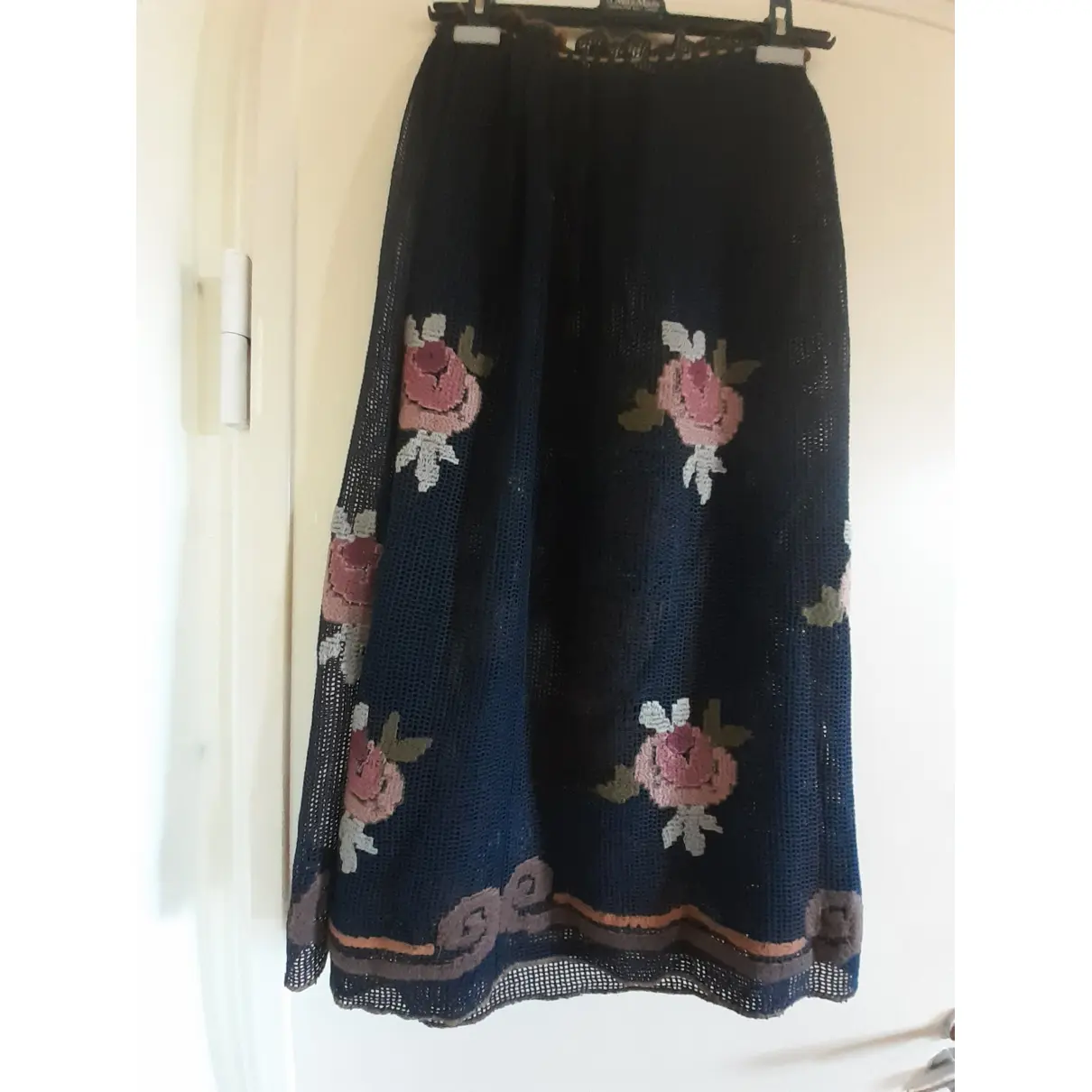 Buy Krizia Wool mid-length skirt online