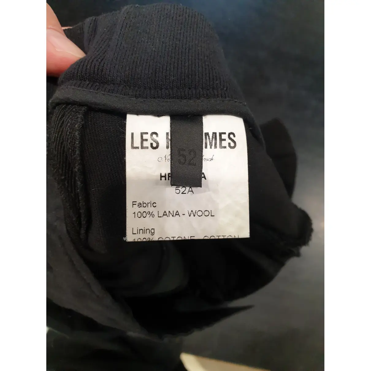 Wool trousers Les Hommes