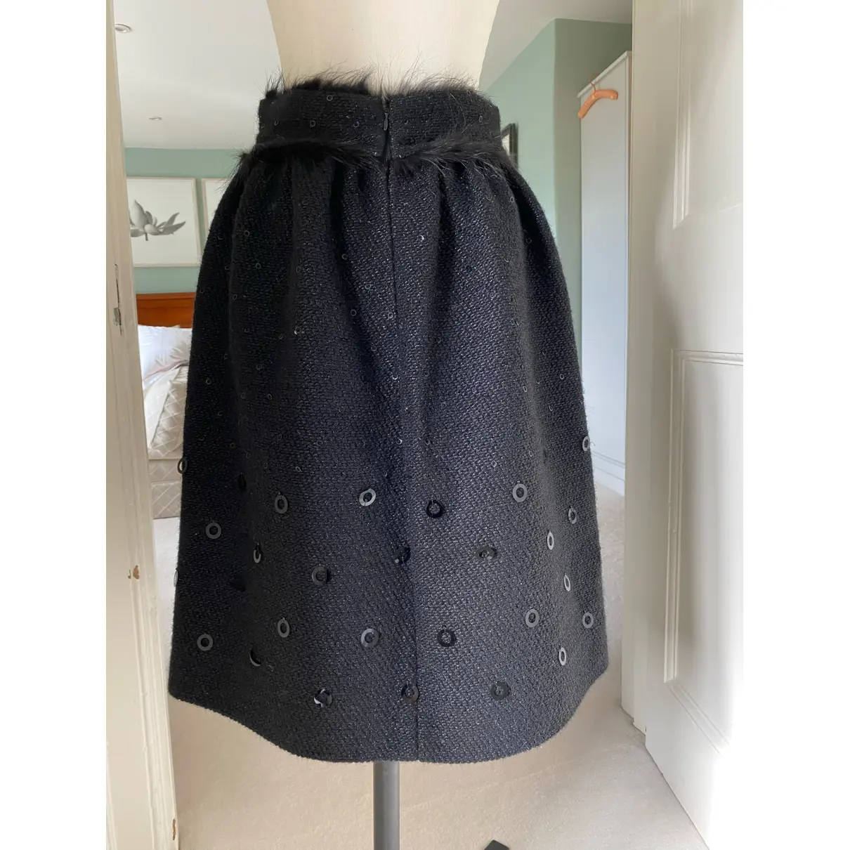 Buy Louis Vuitton Wool mid-length skirt online