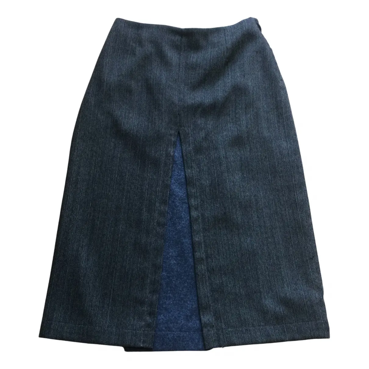 Buy Maison Martin Margiela Wool mid-length skirt online