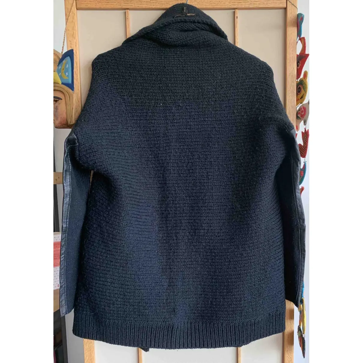 Maje Wool cardi coat for sale