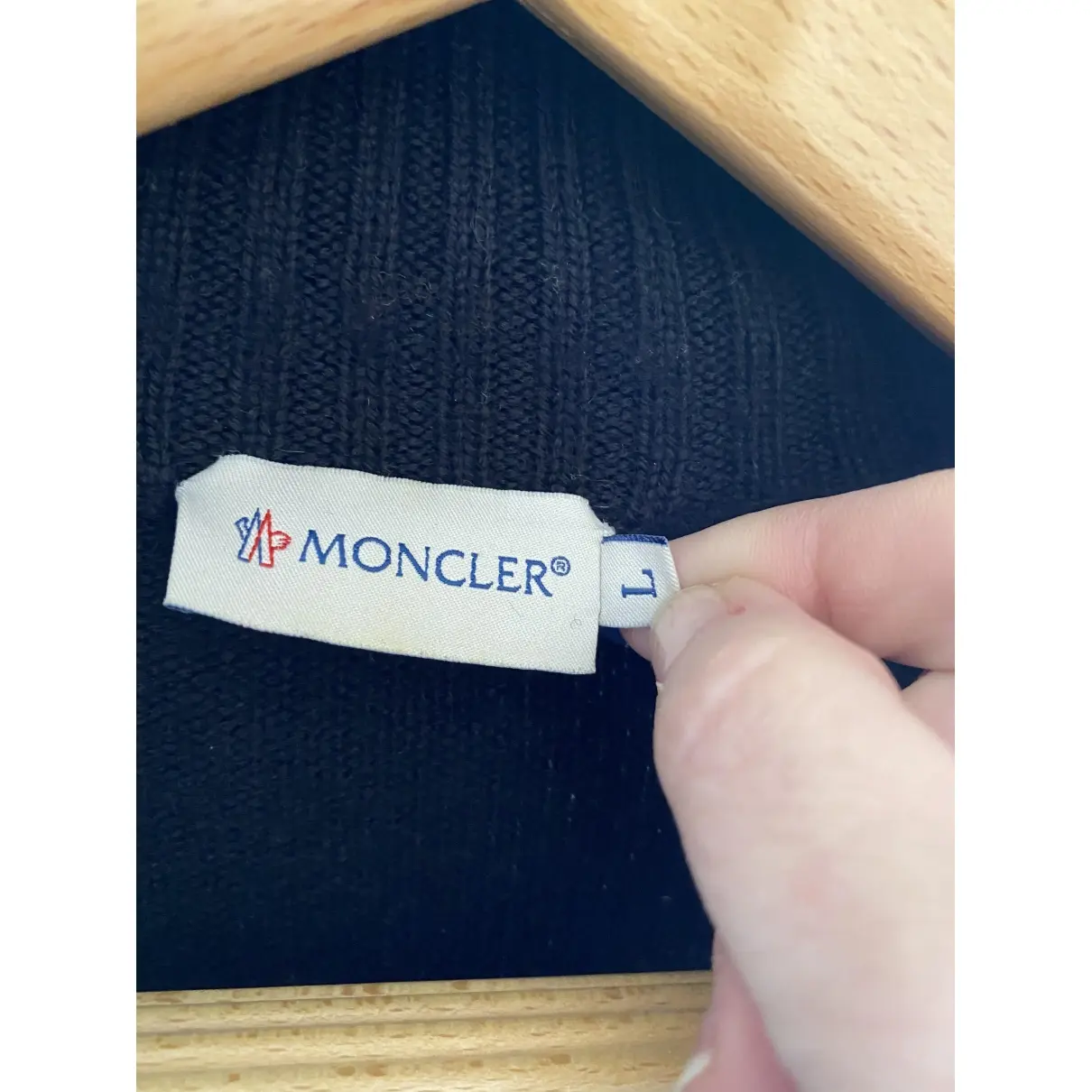 Buy Moncler Wool mid-length dress online