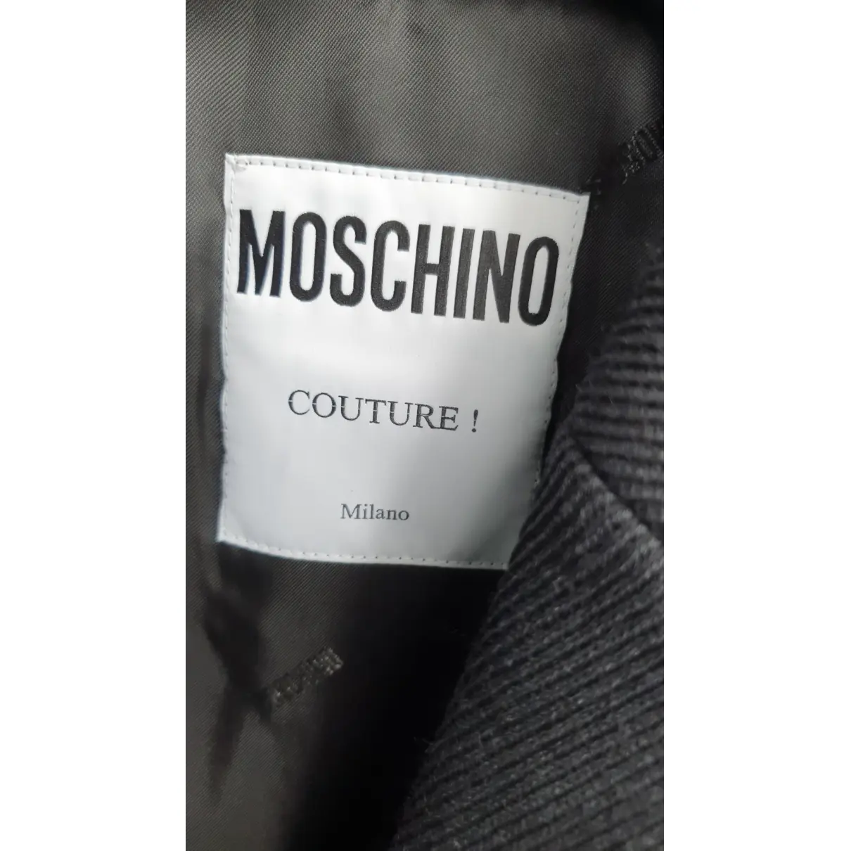 Wool coat Moschino