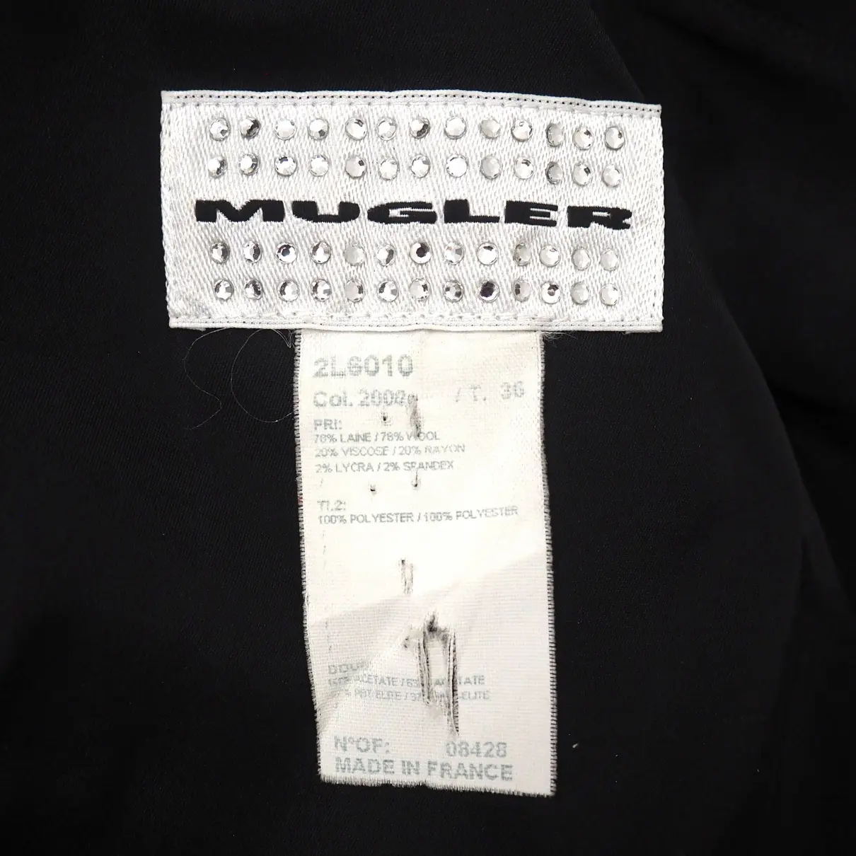 Wool jumpsuit Mugler